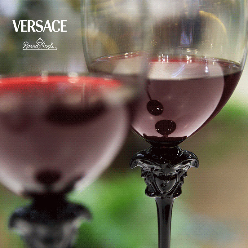 Rosenthal Meets Versace美杜莎水晶玻璃礼盒酒杯