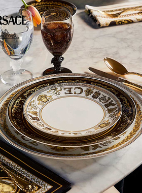 Rosenthal  Meets Versace范思哲 女神维尔图斯陶瓷碗盘餐具礼盒