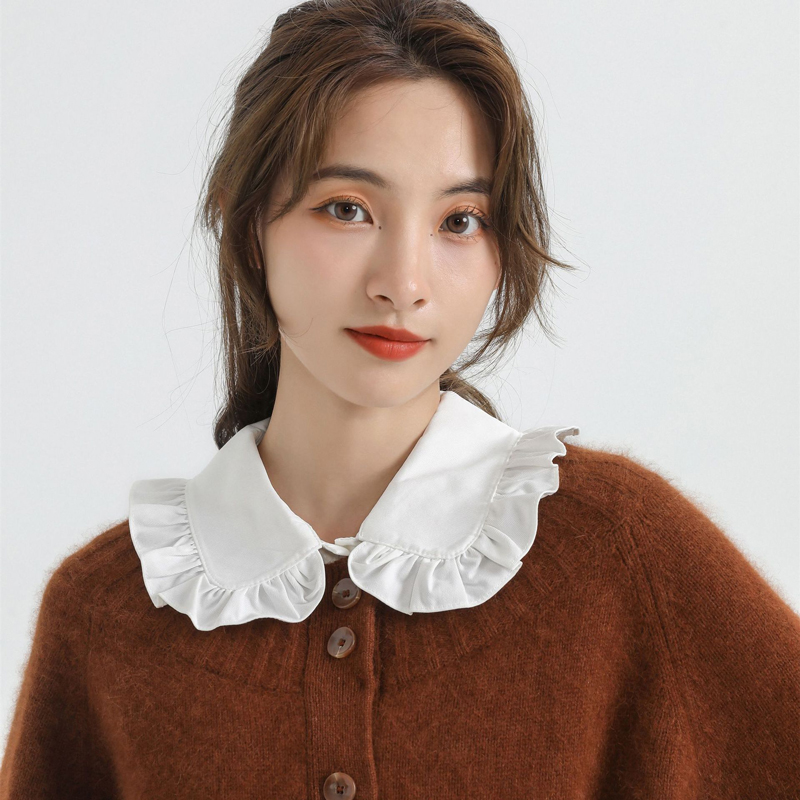毛衣内搭显嫩娃娃领假领子