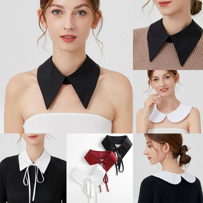 百搭衣领单独假领子娃娃领