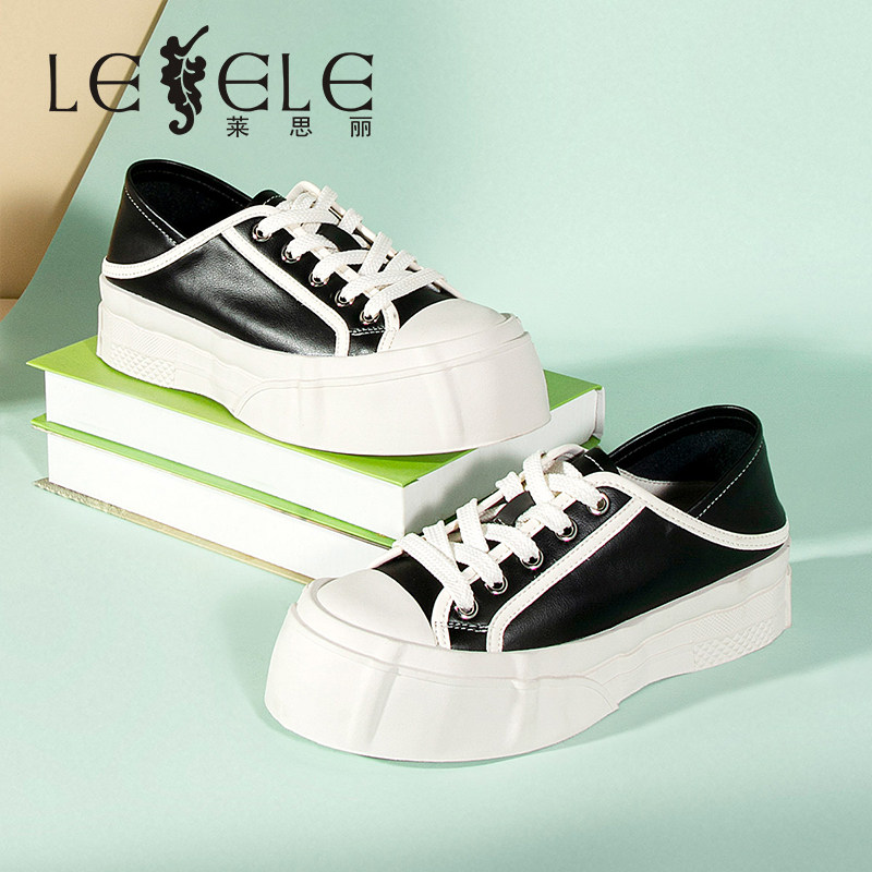 莱思丽夏季新款运动休闲女鞋板鞋la10393