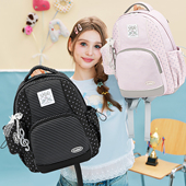 LOLA DESIGN天使音符双肩包 新年礼物轻便高中书包初中女生大容量
