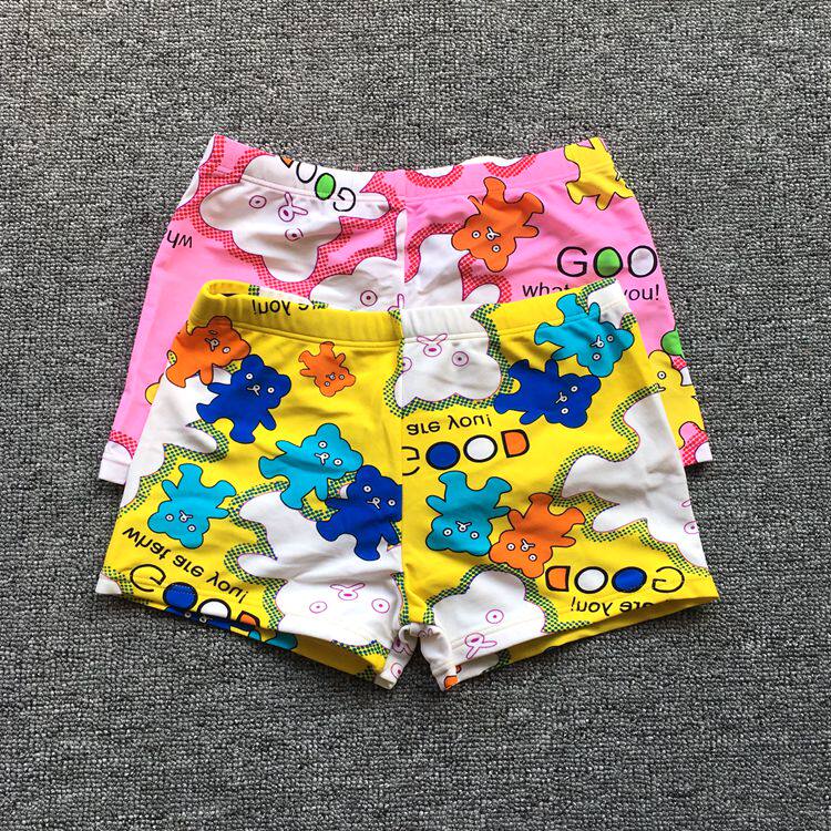 耐浪儿童泳裤男童游泳衣卡通平角速干小中大童宝宝男孩韩国温泉