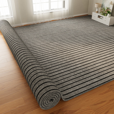 房间地毯全铺卧室大面积整铺耐脏出租屋家用免打理可裁剪吸水防滑