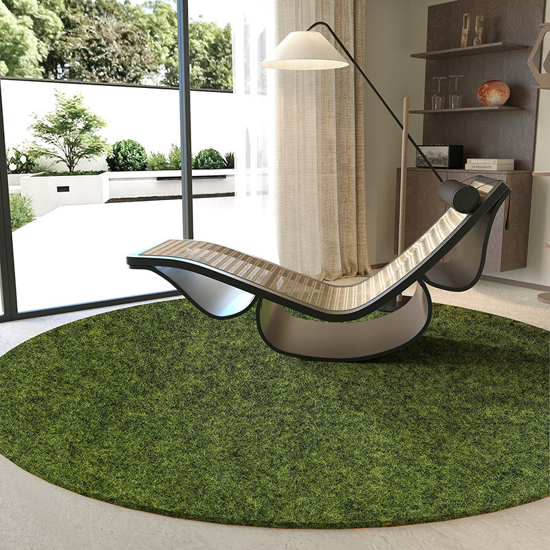 摇椅地垫圆形地毯垫子地垫圆形转椅阳台客厅高级感家用防滑椅子垫,居家布艺,地毯,淘宝优惠券,粉丝福利购,淘宝优惠卷
