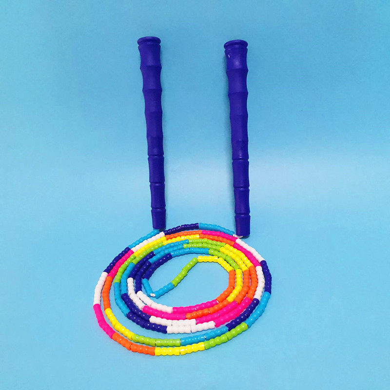 获冠软珠竹节比赛单人跳绳中小学生儿童幼儿园课间绳操花样交互绳