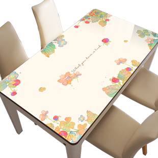 轻奢高级软玻璃2026新款桌布防水防油免洗装饰餐桌垫简约茶几垫子