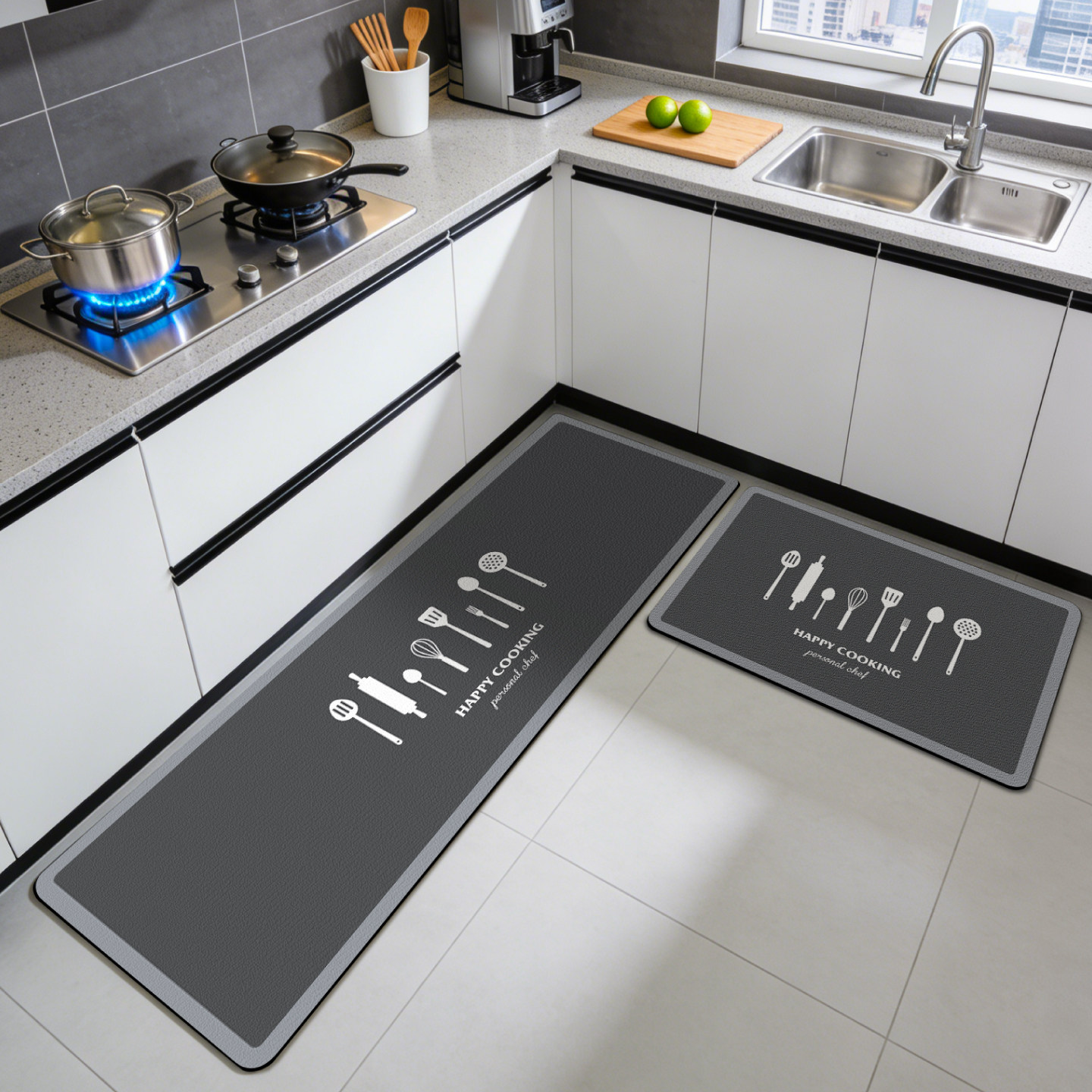 厨房地垫防滑防油可擦免洗地毯转角专用脚垫耐脏家用洗碗池吸水垫,居家布艺,厨房地垫,淘宝优惠券,粉丝福利购,淘宝优惠卷