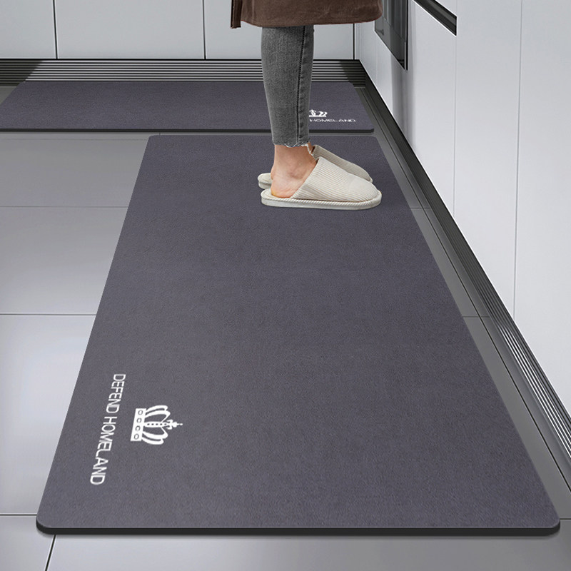 厨房地垫免洗可擦门垫吸水吸油脚垫家用长条垫子防水防油防滑地毯,居家布艺,厨房地垫,淘宝优惠券,粉丝福利购,淘宝优惠卷