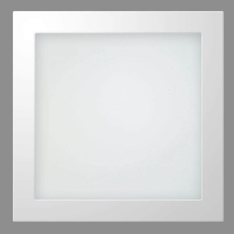 正方形LED筒灯面板灯平板灯过道灯厨房灯厕所灯白光暖白20公分