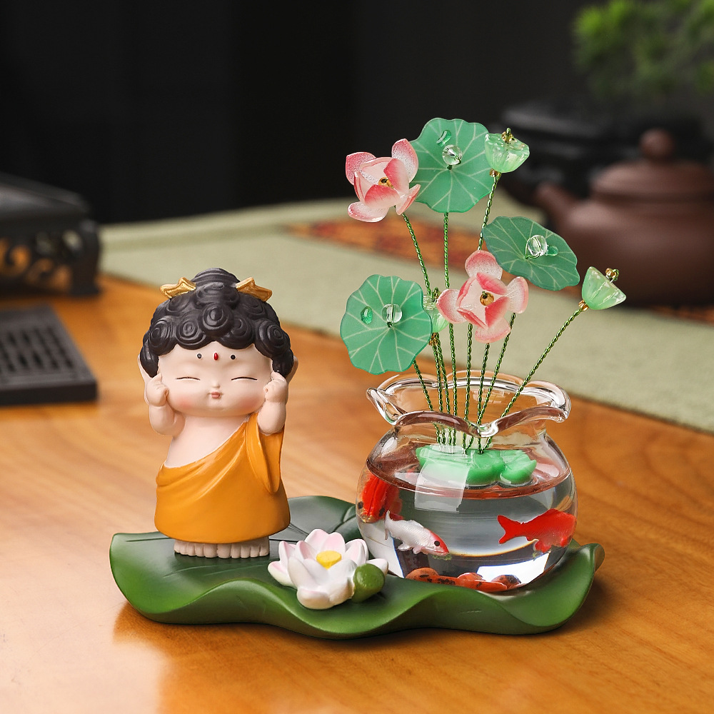 全越桌面摆件新款赐福小佛祖好