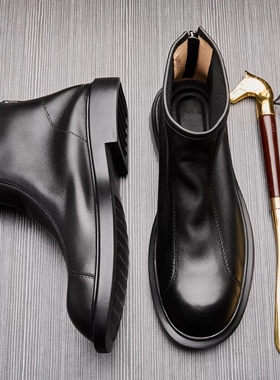 【品牌撤柜清仓】帕达索高端经典休闲真皮马丁靴 PB221038 H-DC