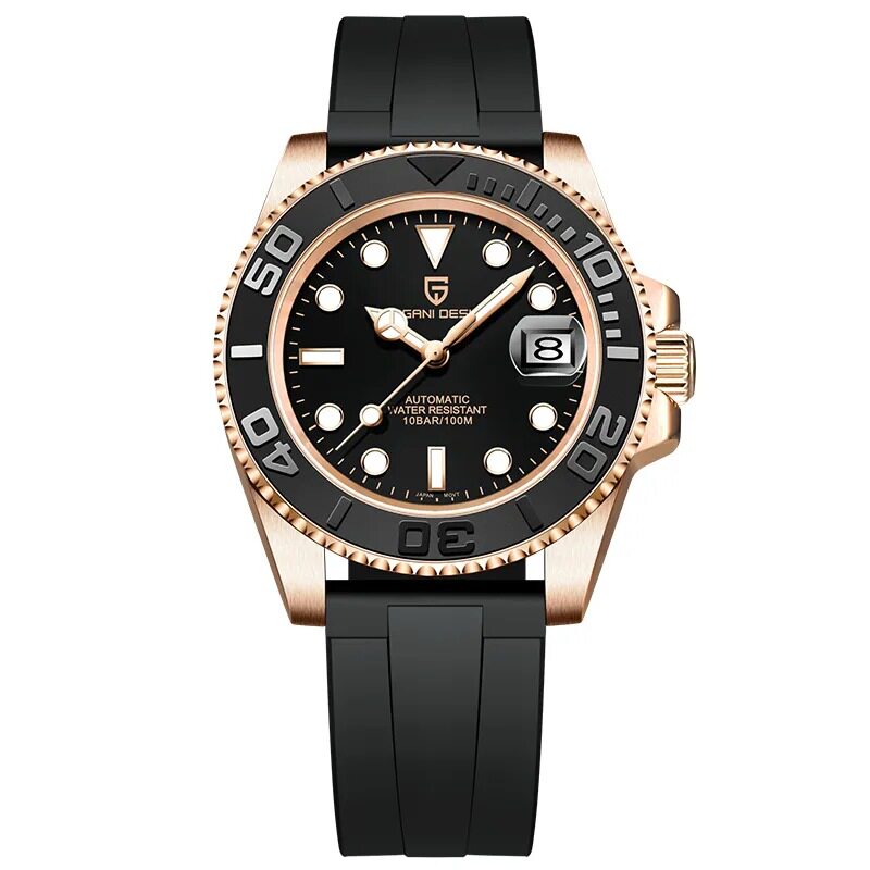 PAGANI DESIGN 伯佳尼全自动机械男腕表夜光防水男士时尚手表