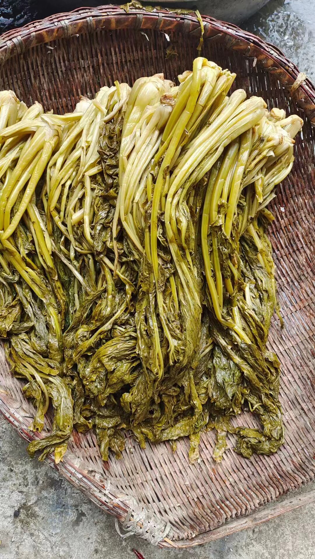 陕南陕西安康特产农家自制浆水菜野生辣油菜酸菜250g  4袋起包邮