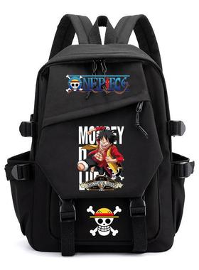 Backpack Anime One Piece Peripheral Student School Bag Large
