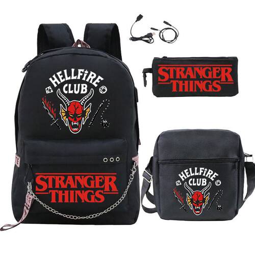 跨境strangerthing周边时尚学生