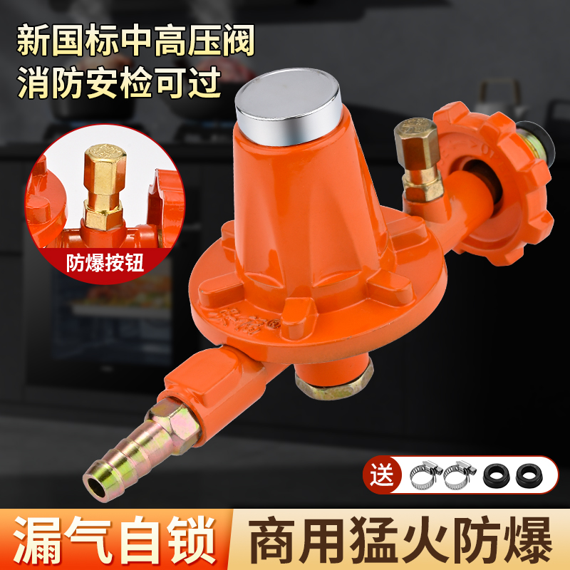 煤气减压阀防爆燃气高压安全阀