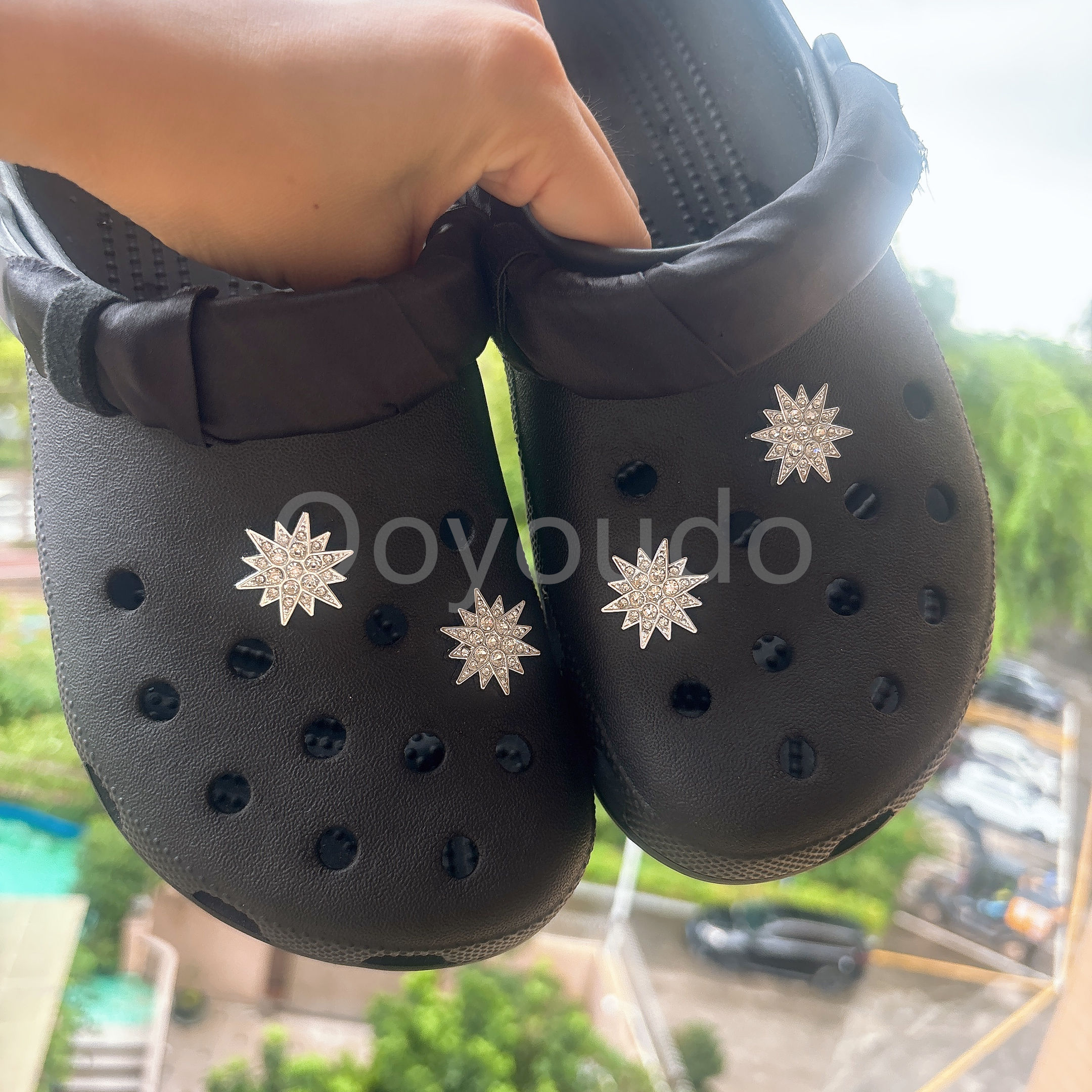 小众设计洞洞鞋鞋扣配饰