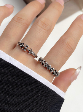 个性复古朋克开口戒指