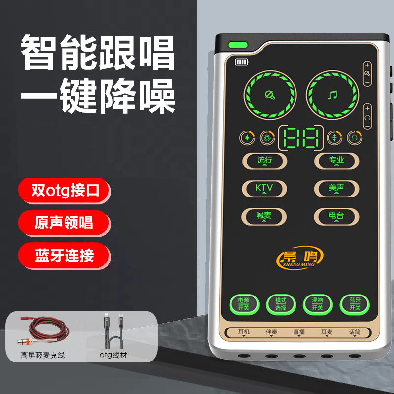 晟鸣5000L2旗舰版声卡户外直播唱歌专用设备全套主播k歌手机套装