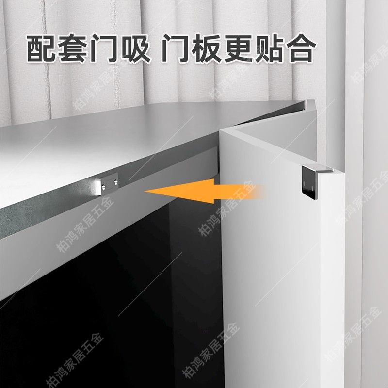 无下轨衣柜三折叠门五金配件日式两折门三扇柜门移门轨道吊轨滑轮图片