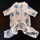 包邮 宠物狗防晒四脚衣中大型犬夏季 护肘关节服金毛柴犬秋田狗衣服