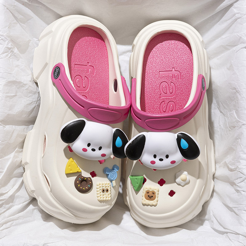 【品牌品质】MUJ厚底女式洞洞鞋