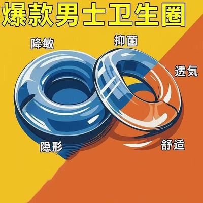 医用型包皮阻复环包皮矫正脱敏长期佩戴男士专用卫生圈私处卫生环