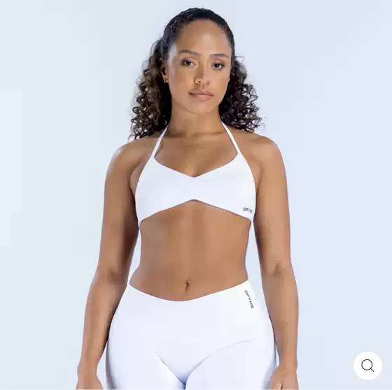 Town Store Dfyne Triangle Cup Halter Neck Impact Strappy Bra Sports Bra (Original Packaging Label) Classic