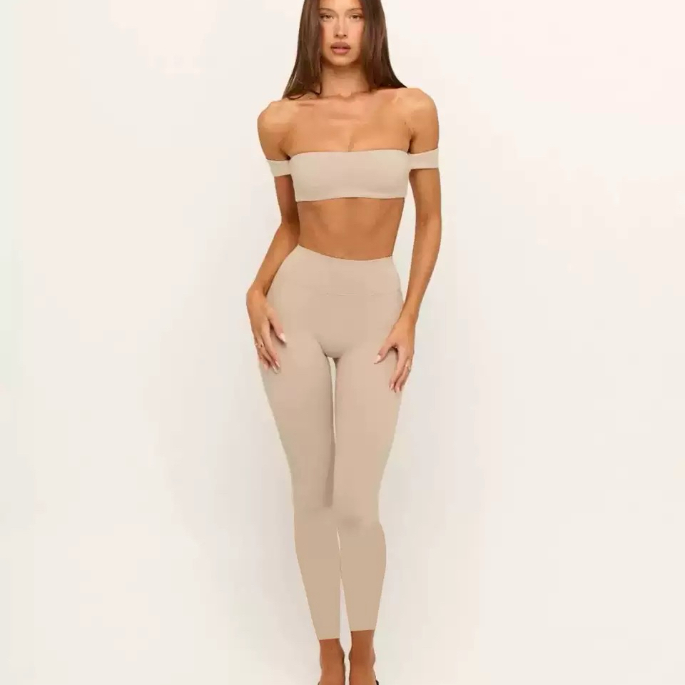 CSB Form 小飞袖运动抹胸～裸感健身长裤（原标原袋）