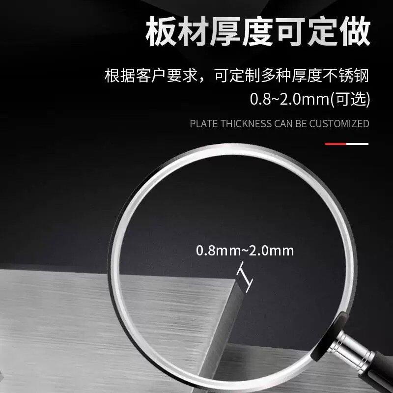 304户外不锈钢201防水配电箱家用设备监控工厂用强电布线箱控制箱