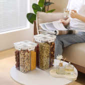食物密封罐五谷杂粮储存罐密封防潮密封瓶豆子收纳神器挂面收纳盒