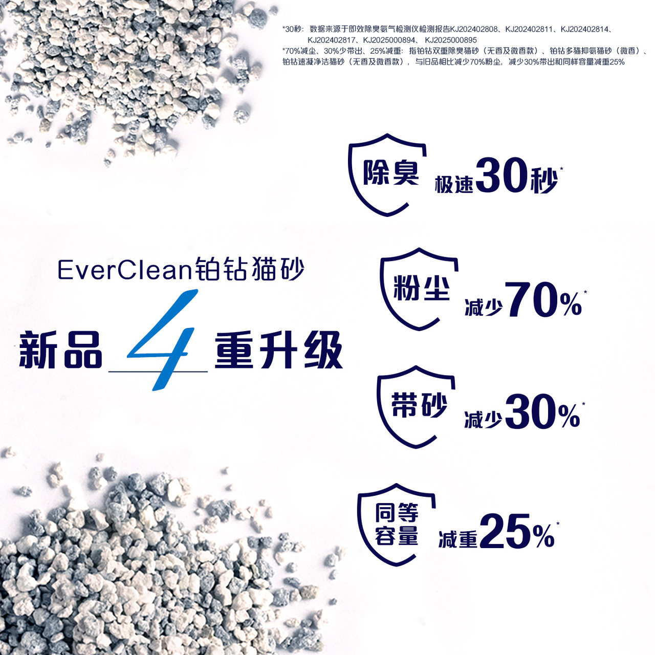 铂钻猫砂金标系列进口膨润土除臭钠基结团低尘吸臭抑菌矿砂包邮图片