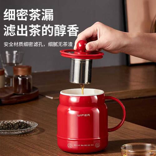 新品便携式旅行杯烧水杯多功能加热电热杯小型便携电炖养生杯炖煮
