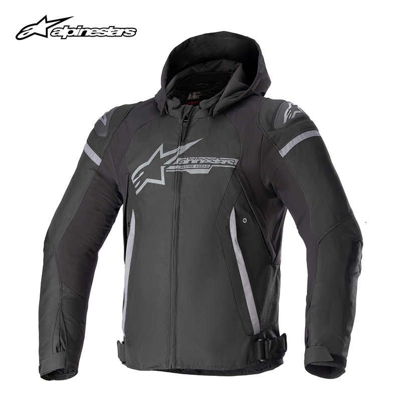 a星秋冬骑行服防水保暖机车服ZACA连帽休闲防摔防风机车服男