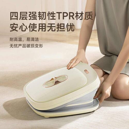 儿童泡脚桶折叠电动恒温加热按摩宝宝专用洗脚足浴盆便携家用保温