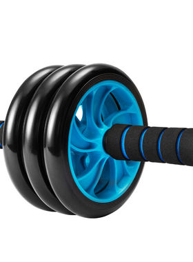 华亚（HUAYA）腹肌轮健腹器腹肌健身器静音收腹滚轮三轮可调减肚