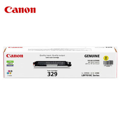 佳能（Canon）墨粉盒CRG329Y黄色（适用LBP7010C/LBP7018C）