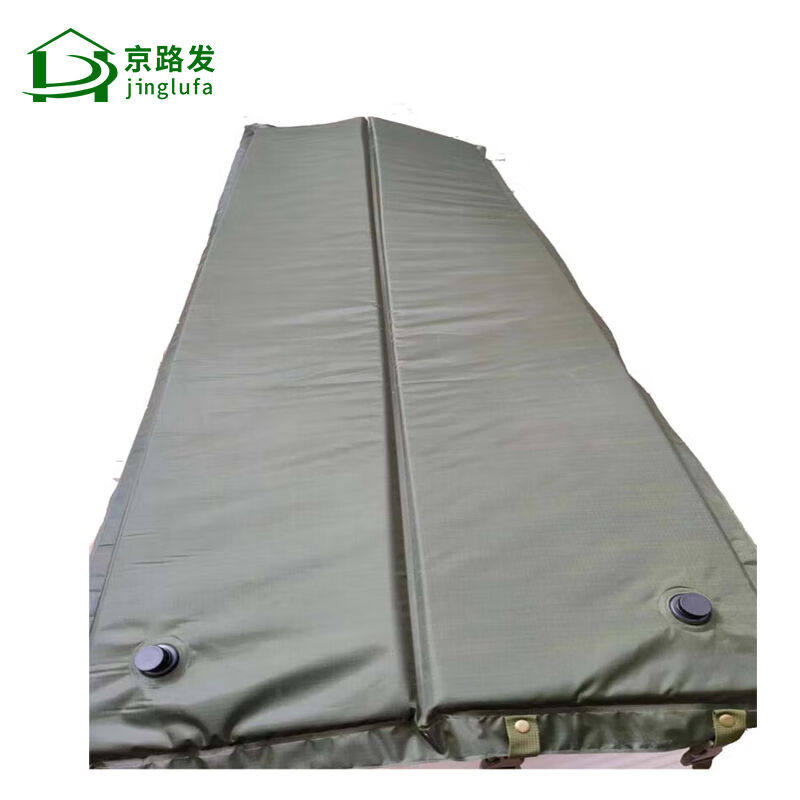 京路发充气地垫加厚可折叠户外帐篷睡垫军绿色200*70*3cm