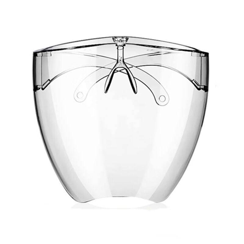 双面防雾防护面罩隔离防护防尘护目镜炒菜防油烟厨房面具脸罩加厚