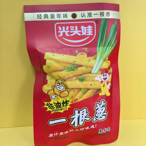 光头娃非油炸一根葱香葱味30g