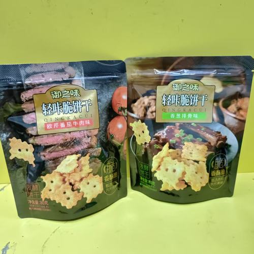 御之味轻咔脆饼干香葱排骨味80g