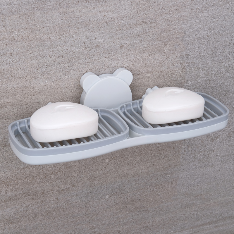 新款创意肥皂盒吸盘壁挂式香皂肥皂架家用沥水香皂盒免打孔置物架