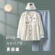 秋冬季 保暖三件套纯棉空气棉月子服加厚产前产后产妇孕妇哺乳睡衣
