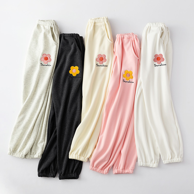 产前产后家居睡裤宽松暖暖裤保暖