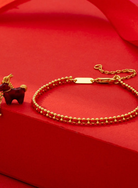 本命年新中式红绳小马手链