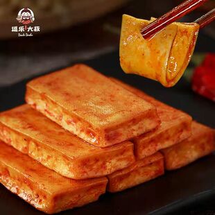 逗乐大菽香辣豆干即食豆腐干轻食梅州兴宁客家特产聚会休闲零食