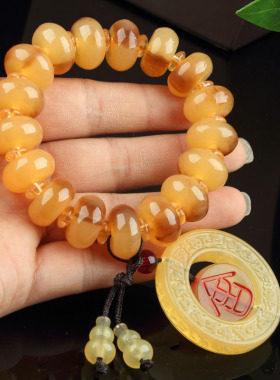 仿羚羊角手串 单圈带配饰 十元模式走量 羊角手串