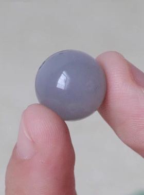 精选和田玉烟紫色散单珠diy紫色圆珠子多宝手串链配隔件珠