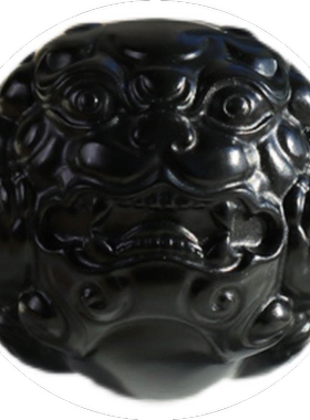 貔貅文玩和田玉配珠圆珠